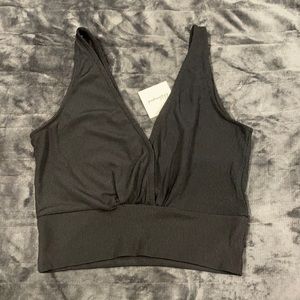brand new never worn black medium tank top